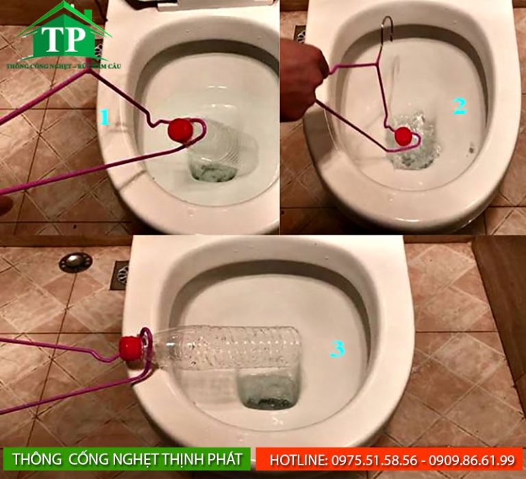 Thông tắc bồn cầu bằng chai nhựa có thể bạn chưa biết Thông tắc bồn cầu bằng chai nhựa có thể bạn chưa biết