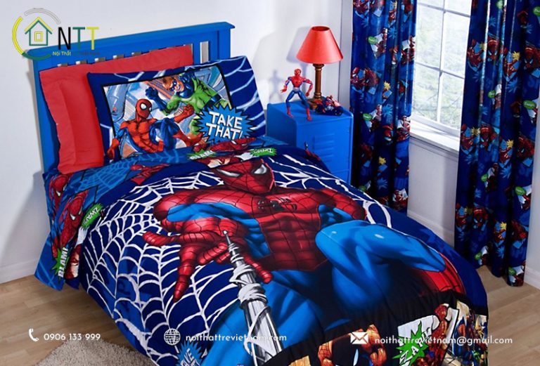 Thiết kế nội thất phòng ngủ theo mô hình siêu nhân Thiết kế nội thất phòng ngủ theo mô hình siêu nhân